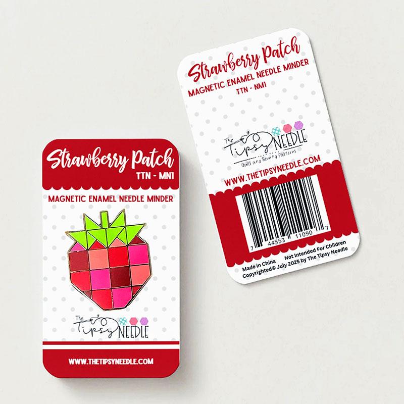 The Tipsy Needle Strawberry Needle Minder