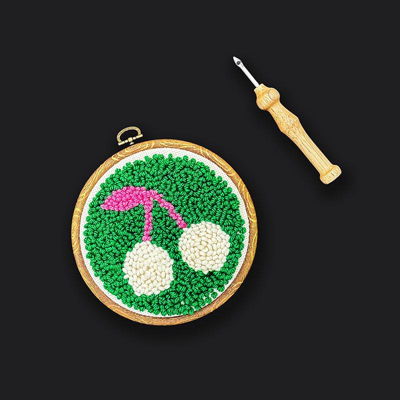 Ruby Star Society Punch Needle Kit — Cherries