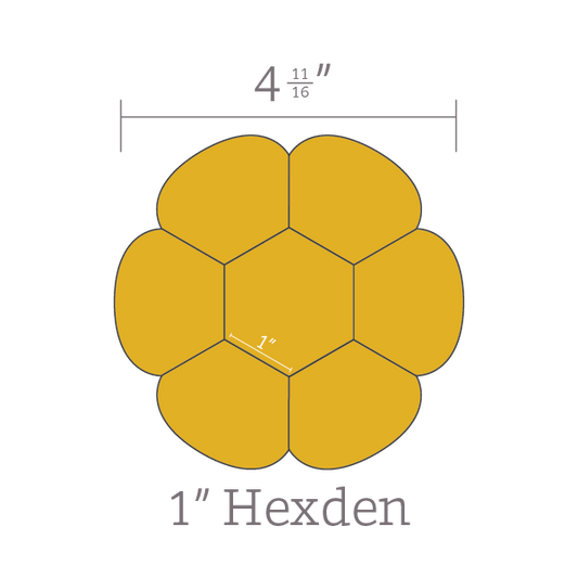 1" Hexden