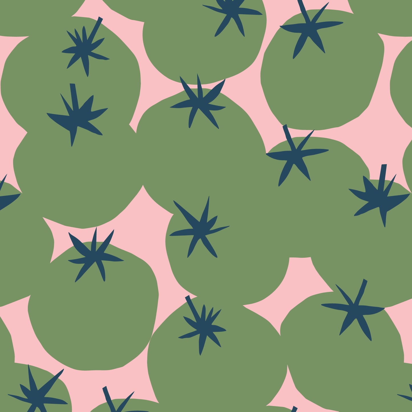 Cloud 9 Organic Cotton Canvas Collective Summer Tomatoes