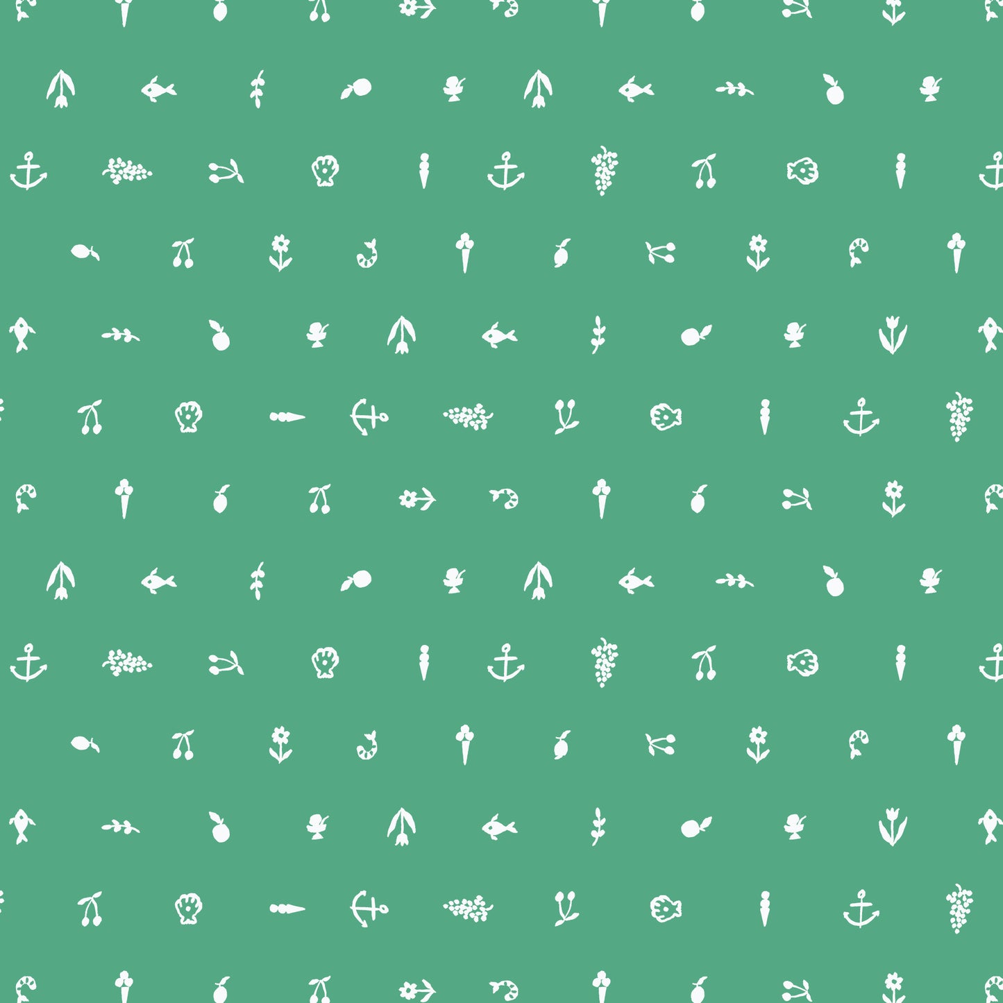 PREORDER Cloud 9 Fabrics Nice Nice Petite Produce in Green