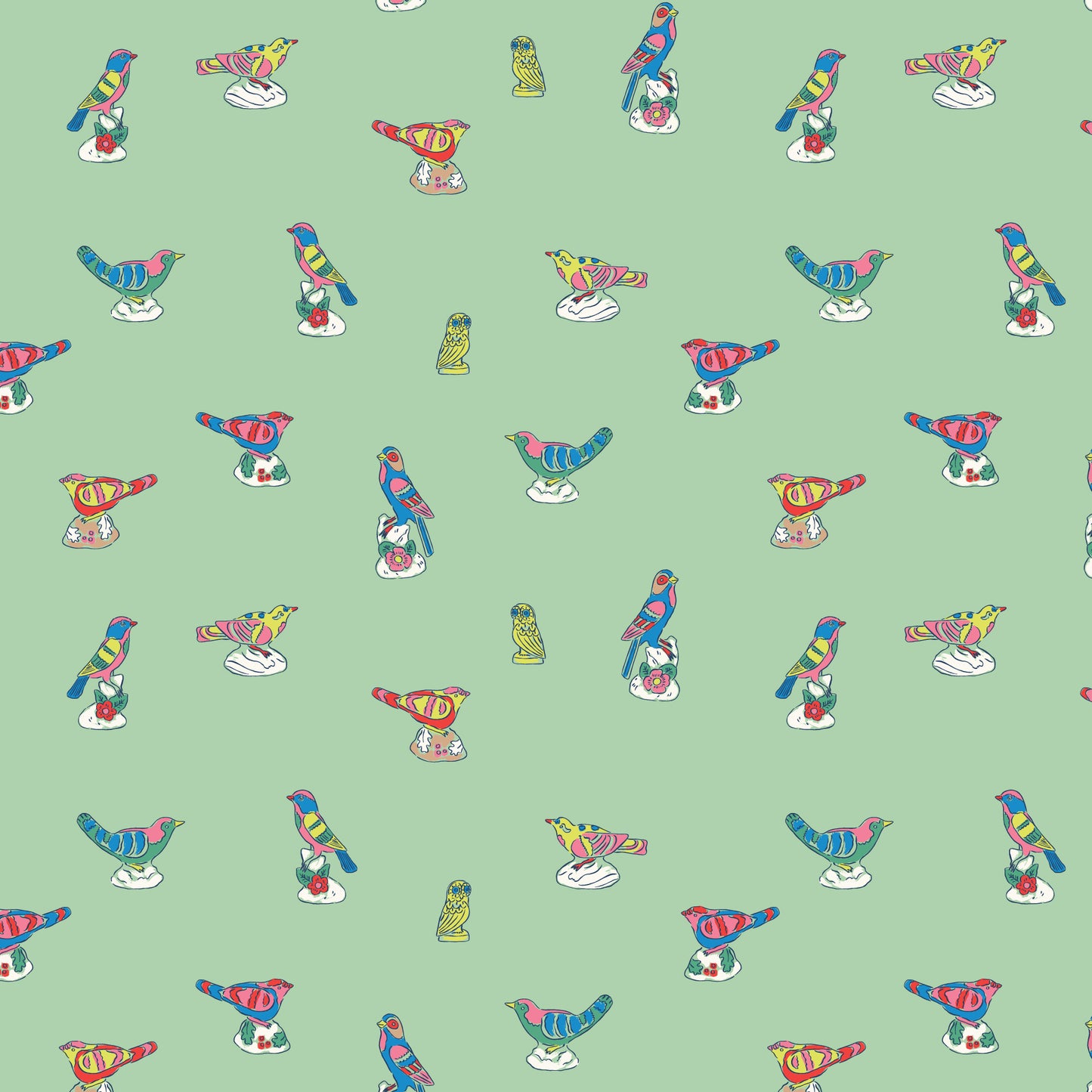 PREORDER Cloud 9 Fabrics Nice Nice Antique Birds