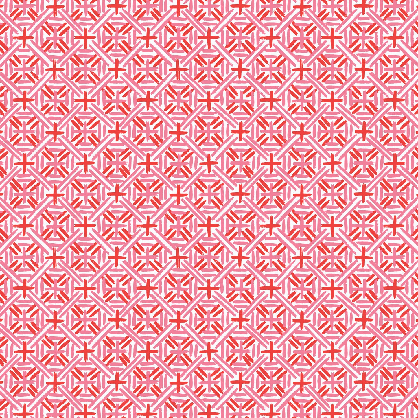 PREORDER Cloud 9 Fabrics Nice Nice Cafe Weave in Red/Pink