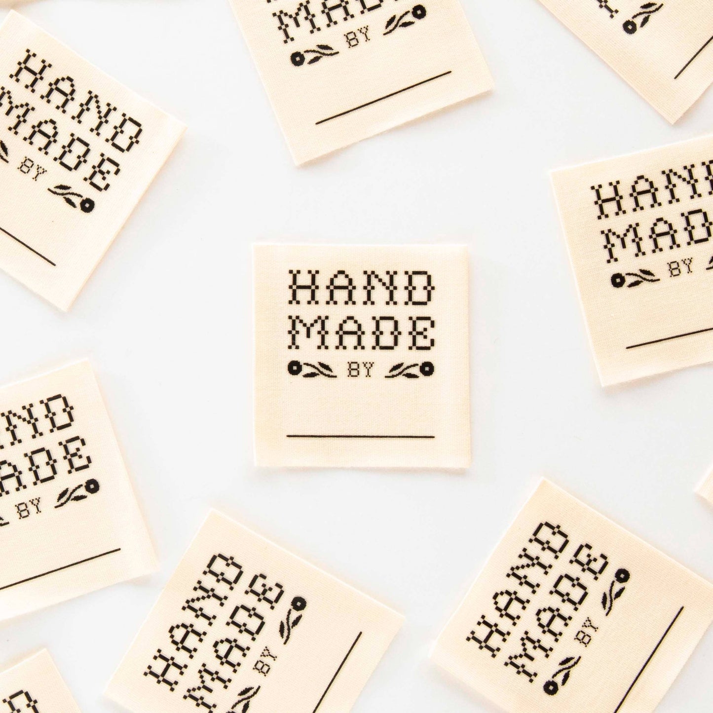 Sarah Hearts - Crafty Handmade By: Organic Cotton Write In Sewing Labels
