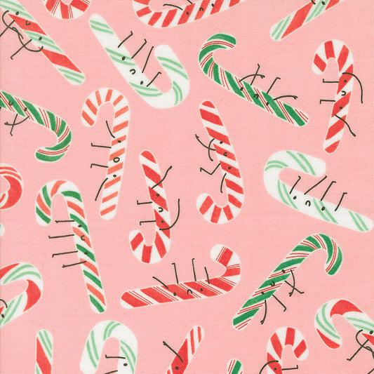 Lizzy House Tiny Christmas Candy Cane in Cotton Candy