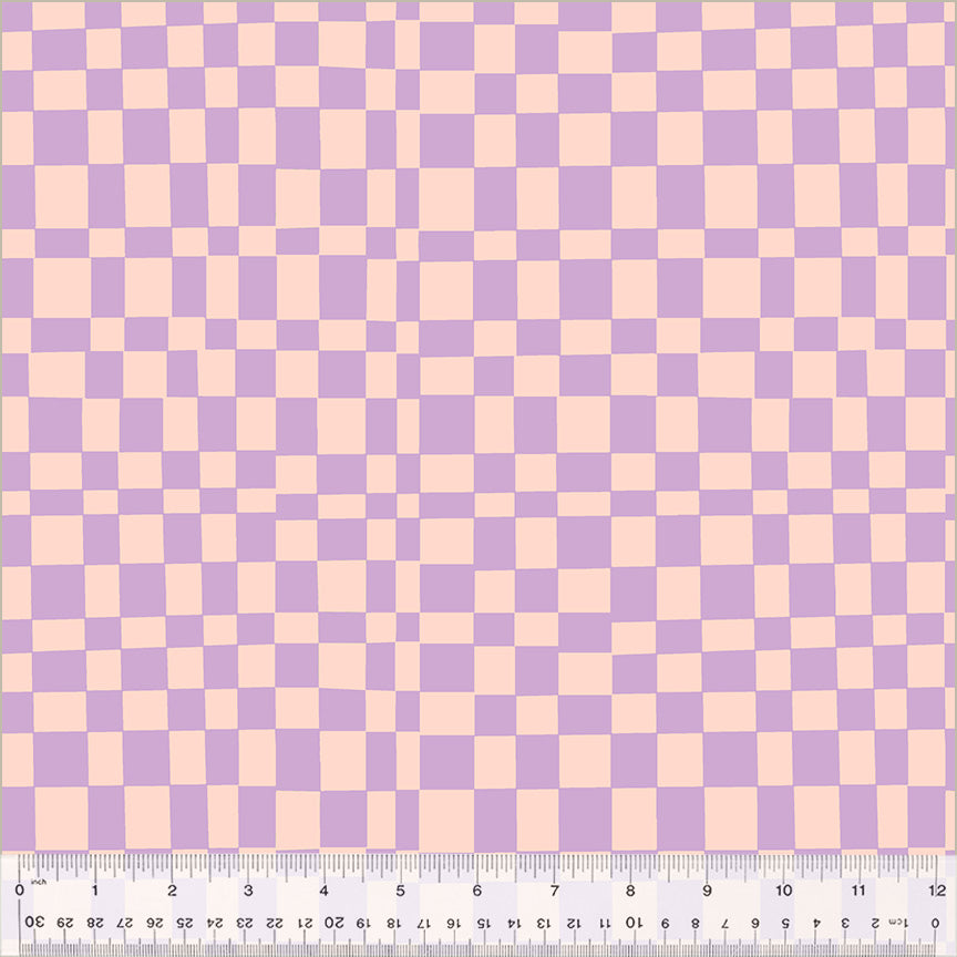 Annabel Wrigley Kaleidoscope Checker Blush-Vervain