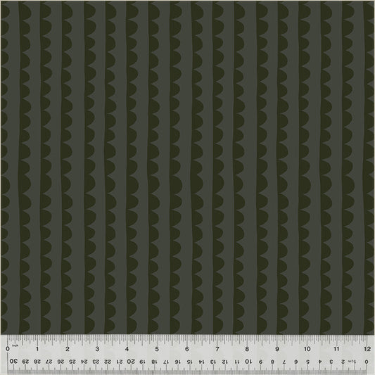 Deborah Fisher Night Rainbow Scallop in Asphalt