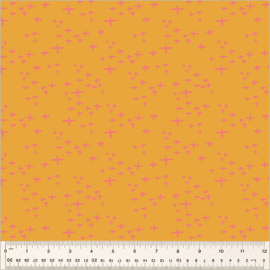 Monaluna Moonlit Glimmer in Tangerine Organic Cotton