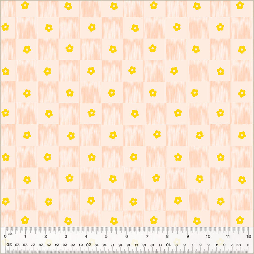 Heather Ross Ruby + Bee Blenders Footpath in Gold