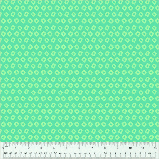 Heather Ross Ruby + Bee Blenders Shibori in Aquamarine/Sea Glass