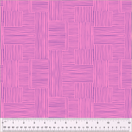 Heather Ross Ruby + Bee Blenders Woven in Vervain/Salvia