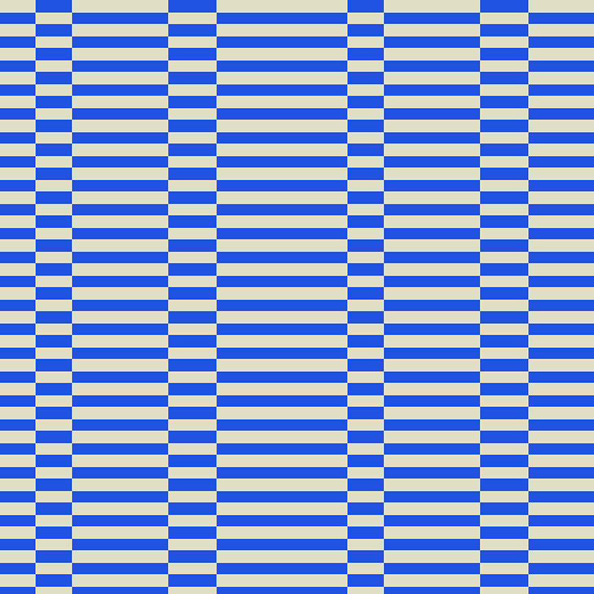 PREORDER Annabel Wrigley Ruby + Bee Blenders Broken Stripe Cobalt