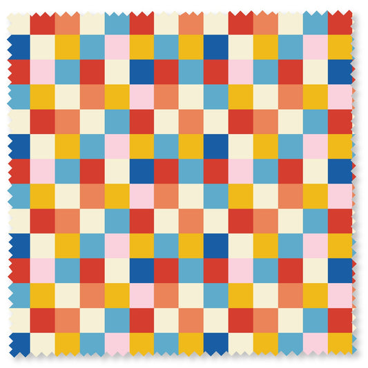Felicity Fabrics Summer Burst Pastel Checkers