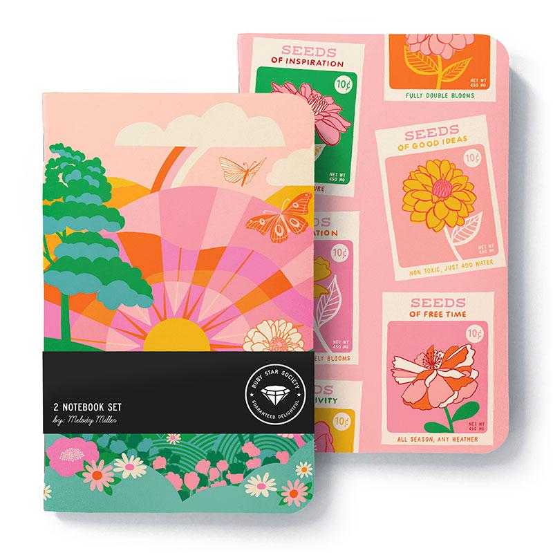 Ruby Star Society Hello Sunshine Notebooks Set of 2
