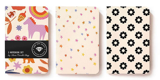 Ruby Star Society Meadow Notebooks Set of 3 Mo