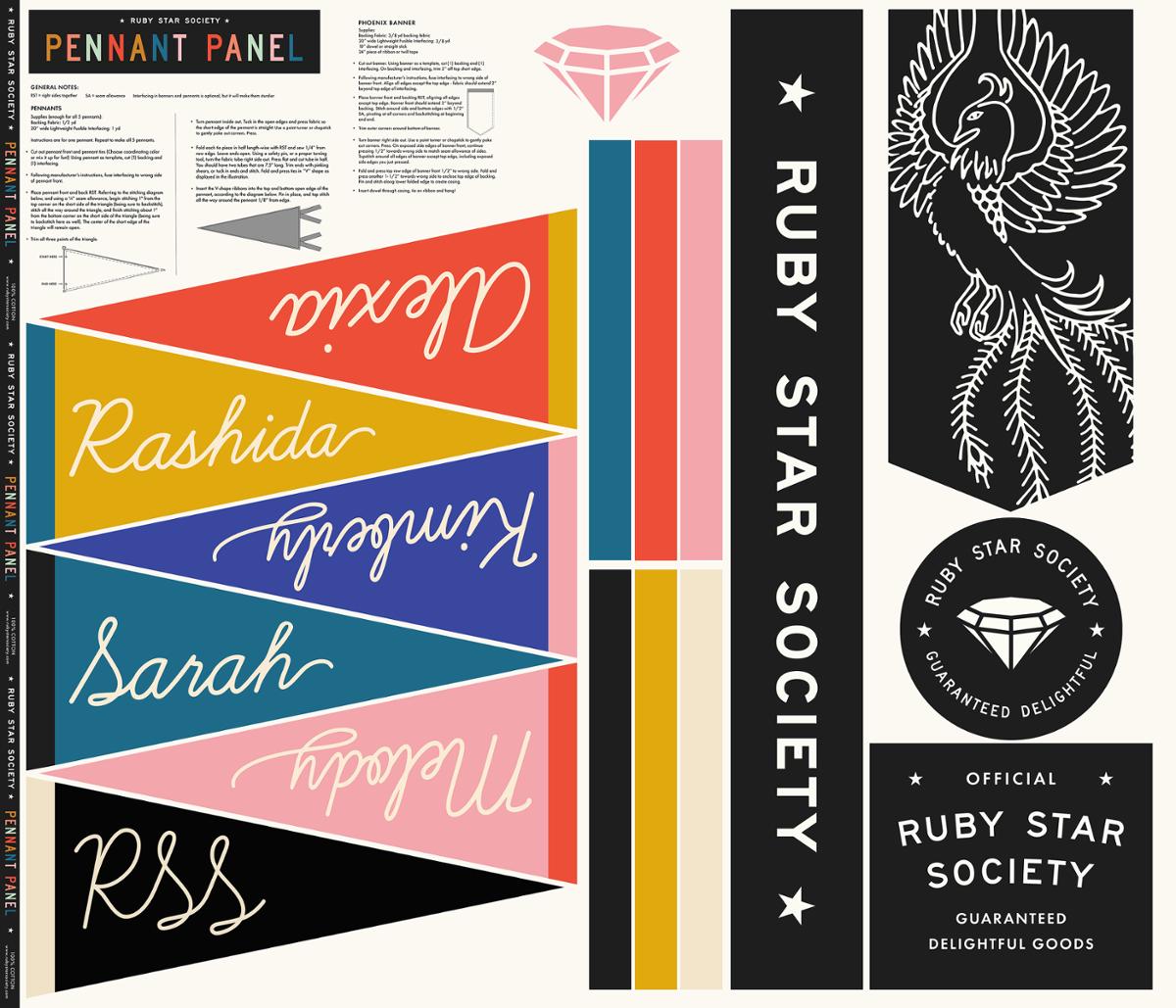 PREORDER Ruby Star Society Pennant Panel