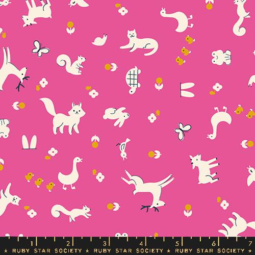 Ruby Star Society Woodland Park Menagerie in Raspberry