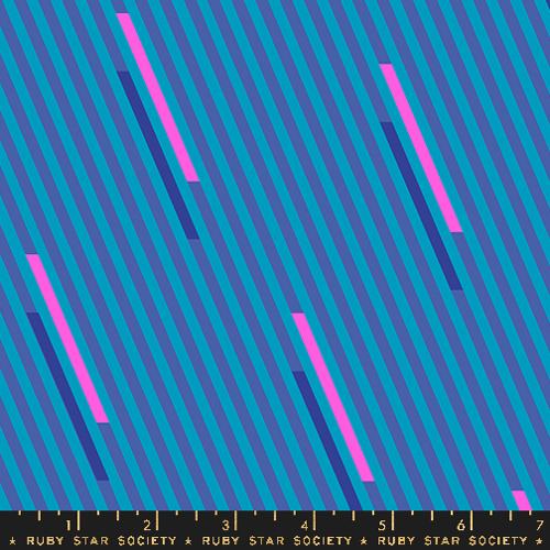 Ruby Star Society Eye Candy Stripes in Cerulean