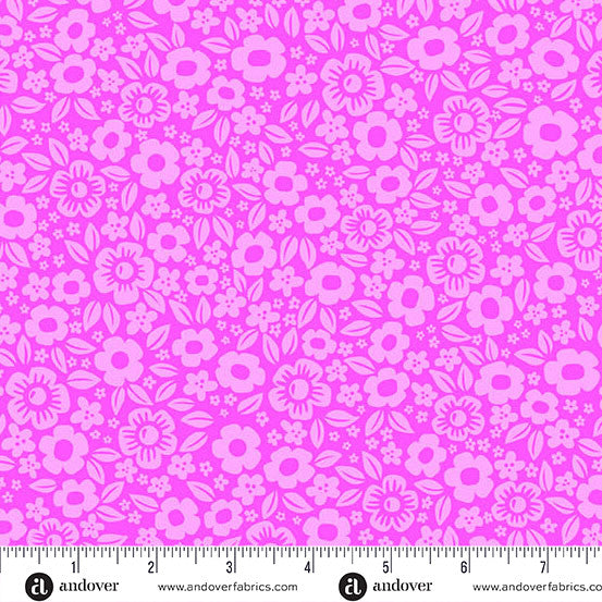 Ghostly Garden by KP Creates Floral Fright Pink