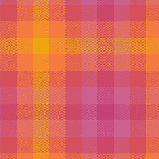 Kaleidoscope - Stripes and Plaids by Alison Glass Plaid Sunrise