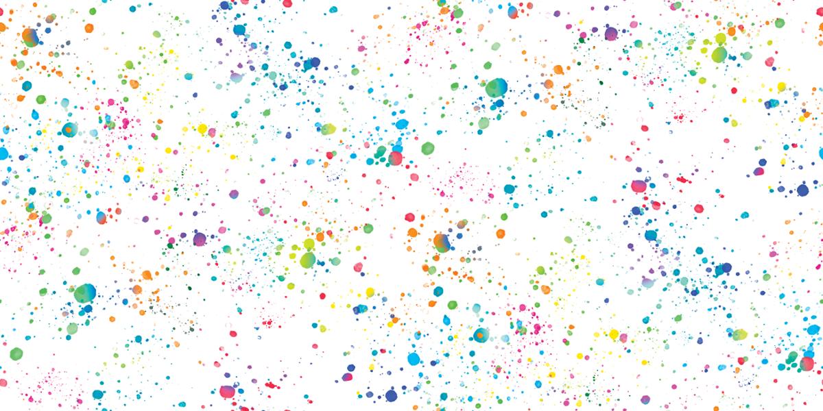 Moda Gradients Euphoria Splatter in Rainbow