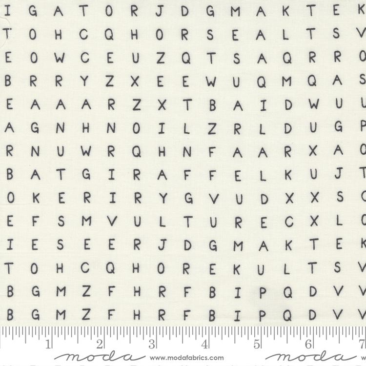 ABC XYZ Word Search in Cream