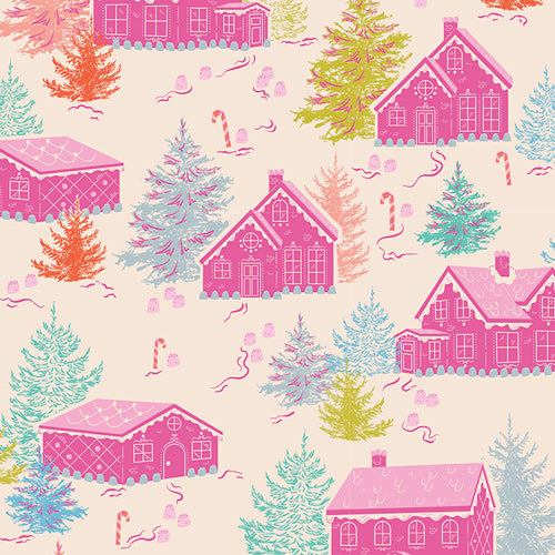 Art Gallery Fabrics Christmas in Color Gumdrops & Gables
