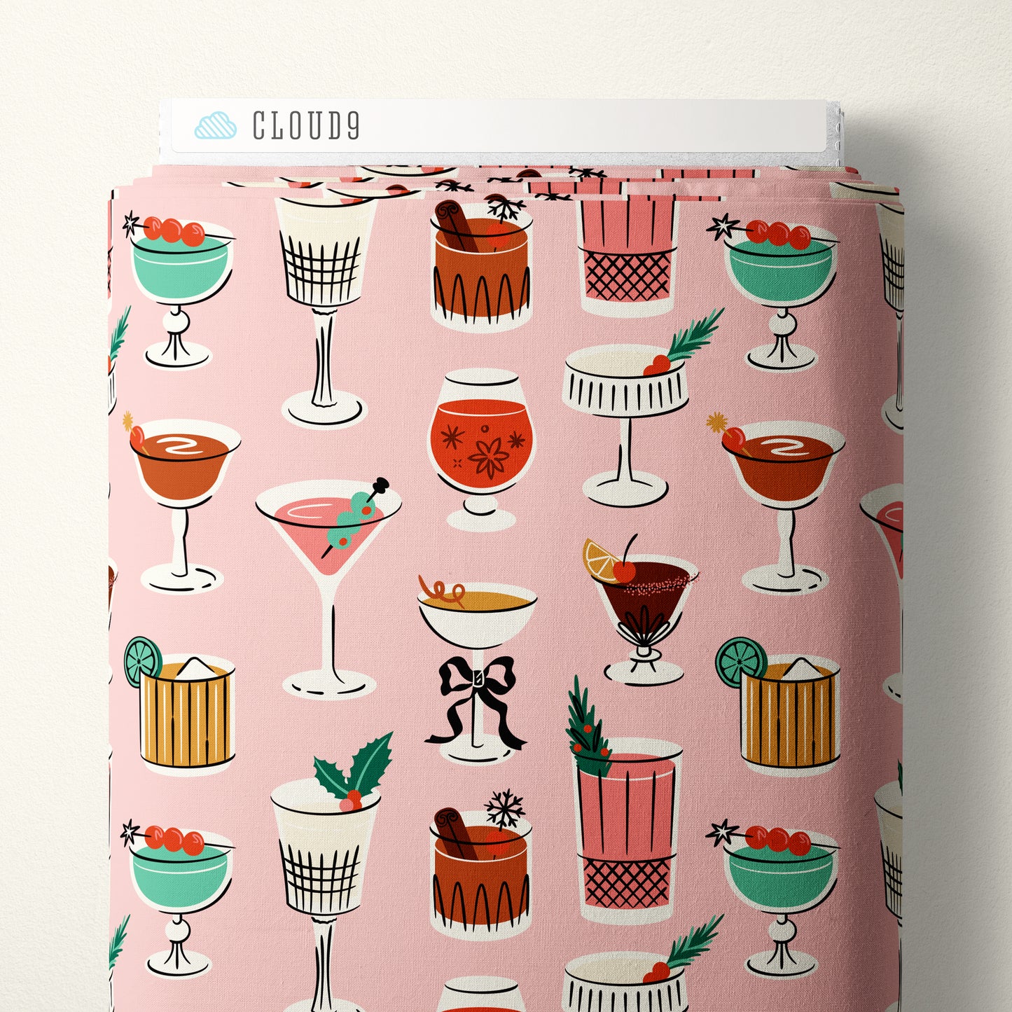 Cloud9 Merry & Mod Tinsel & Tinis Light Pink