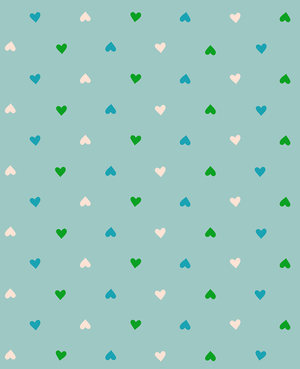 PREORDER Ruby Star Society Best Day Ever Hearts in Turquoise