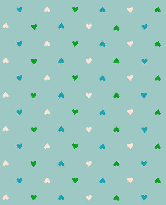 Ruby Star Society Best Day Ever Hearts in Turquoise