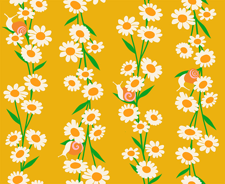 Ruby Star Society Carousel Daisy Chain in Goldenrod