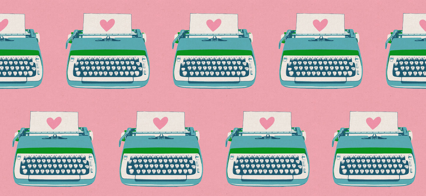 PREORDER Ruby Star Society Best Day Ever Canvas Typewriters in Posy