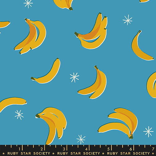 PREORDER Ruby Star Society Sparkle Shopper Bananas Vintage Blue