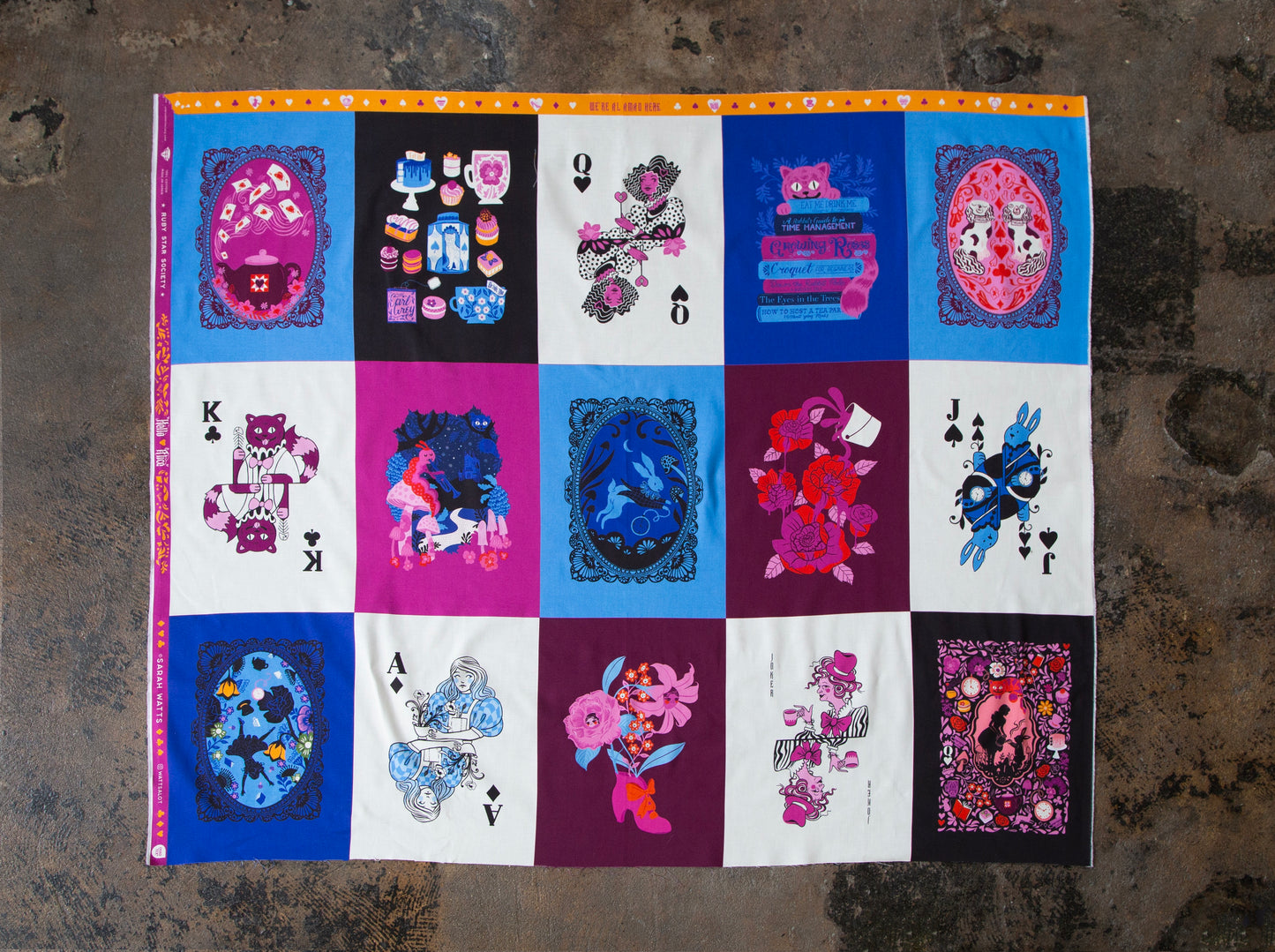 Ruby Star Society Hello Alice Wonderland Panel