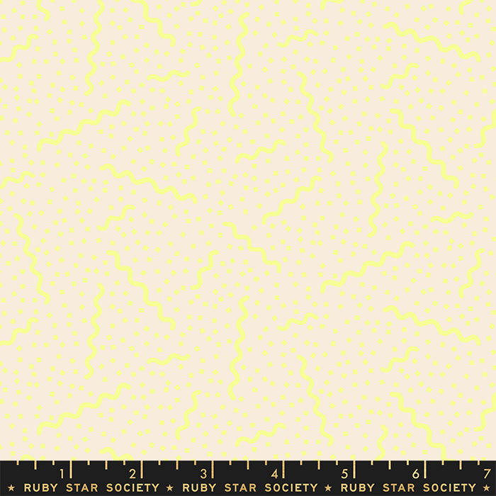 Sugar Cone Ripple in Neon Yellow Ruby Star Society