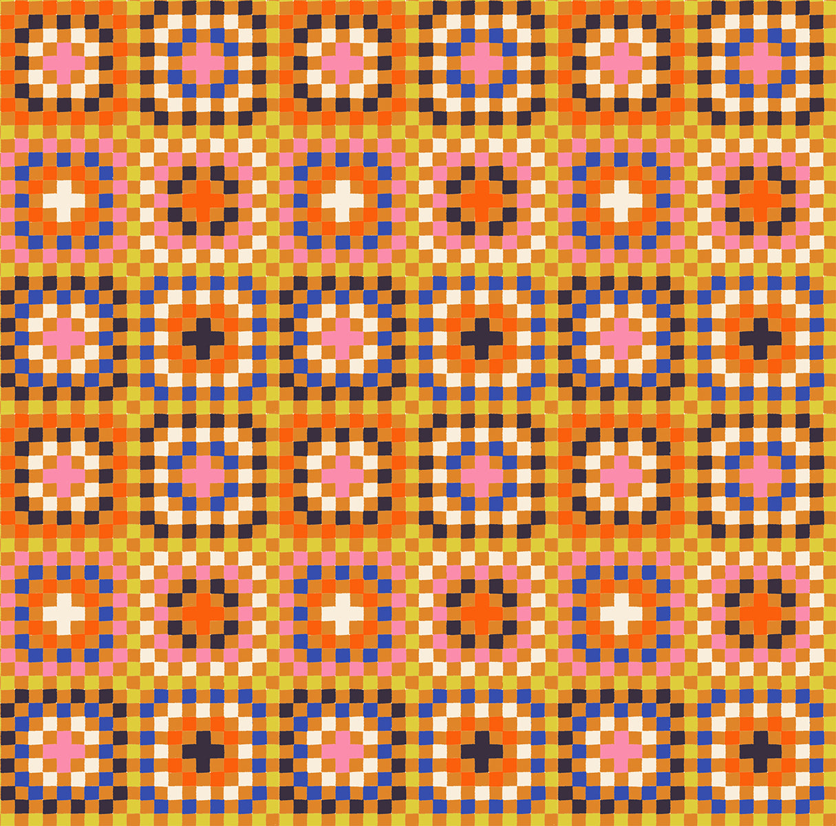 PREORDER Ruby Star Society Meadow Star Granny Square in Caramel