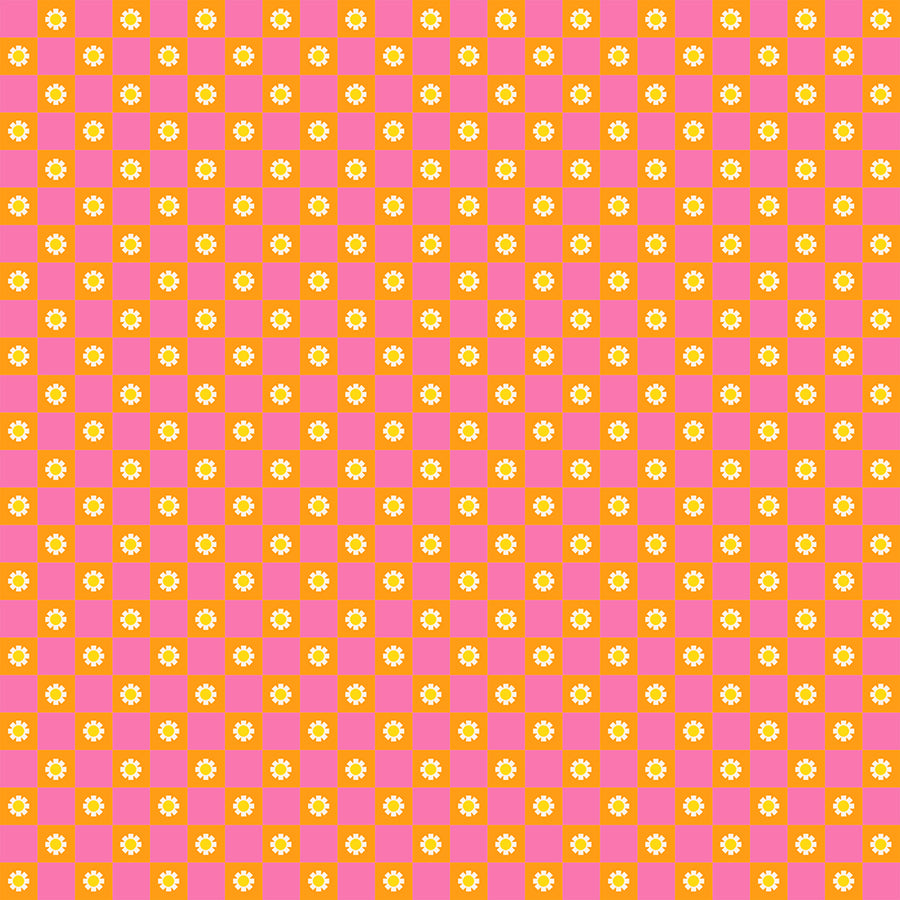 Ruby Star Society Animal Animal Flower Check in Orange