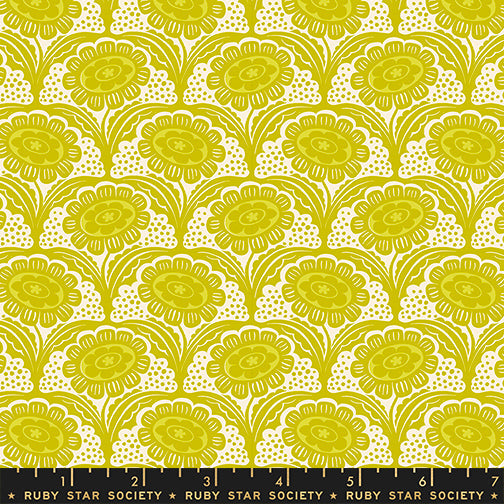 PREORDER Ruby Star Society Ink Shop Scallop Flower Pistachio