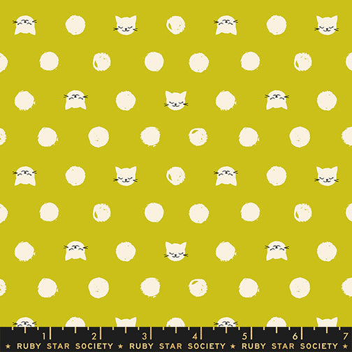 PREORDER Ruby Star Society Oops All Cats Friskers Pistachio