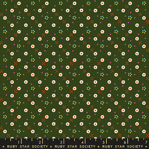 PREORDER Ruby Star Society 1 800 Calico Bandana Mossy