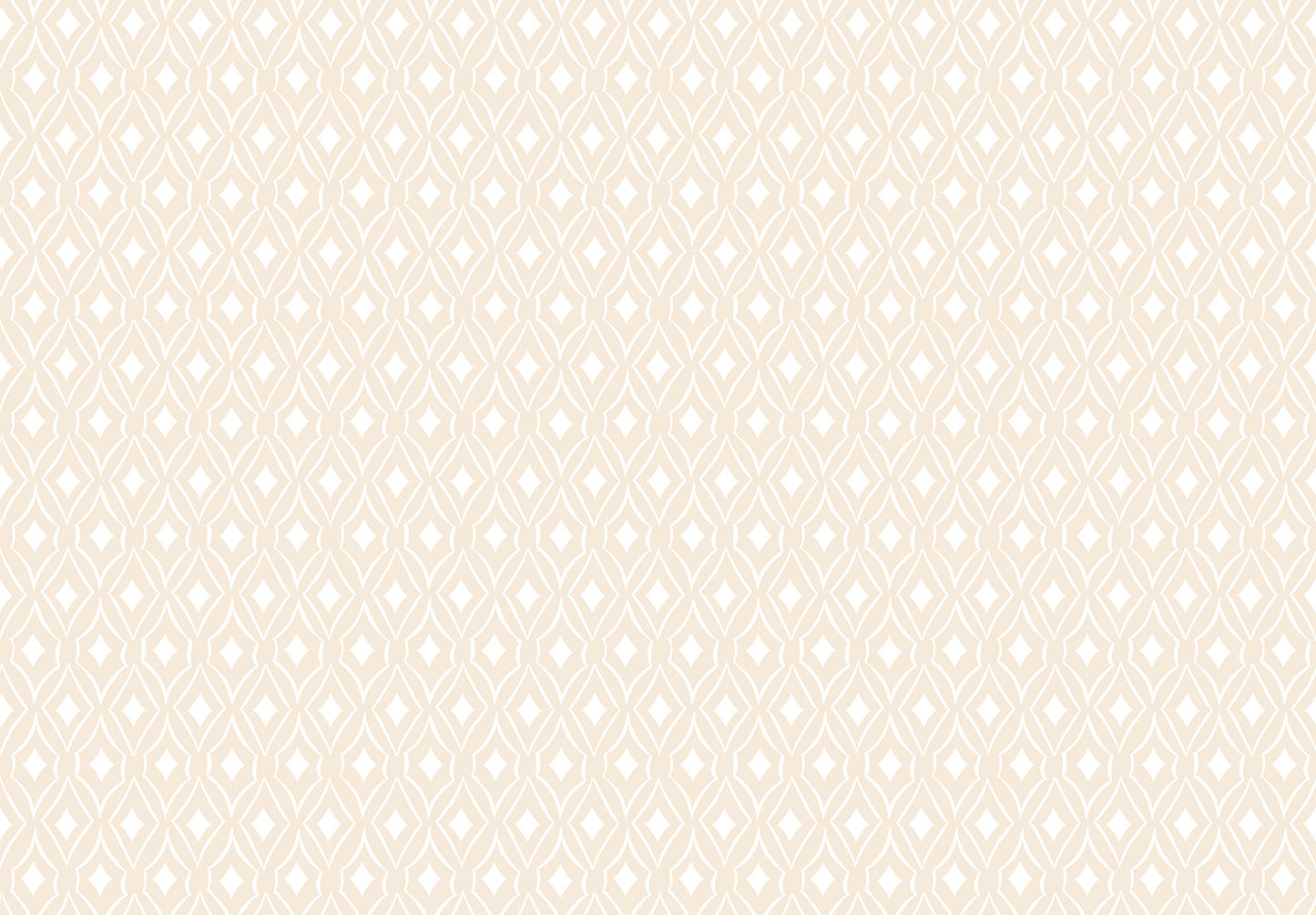 Ruby Star Society Flowerland Diamonds in Natural. A low volume print with diamond geometric pattern on white.