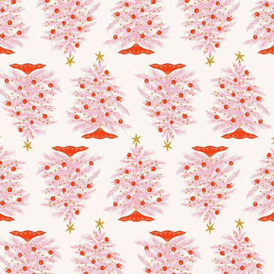 Holly Jolly Christmas Trees in Dew