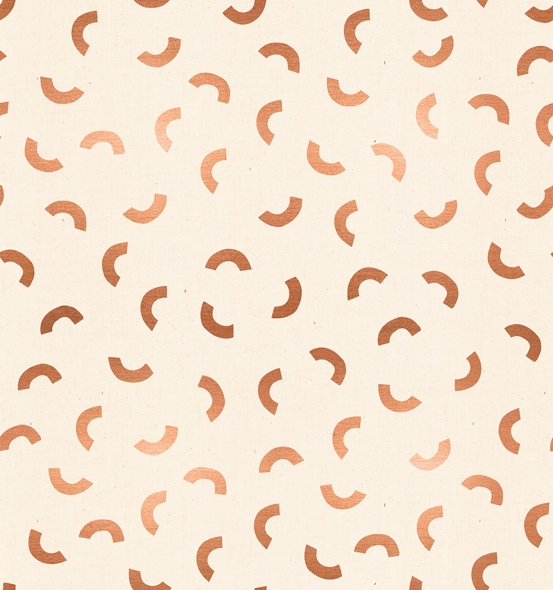 Ruby Star Society Vessel Hills in Copper Fabric with Metallic Accents designed by Alexia Marcelle Abegg for Moda Fabrics. Low volume geometric arches