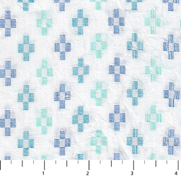 FIGO Intervals Floral in Sea Glass