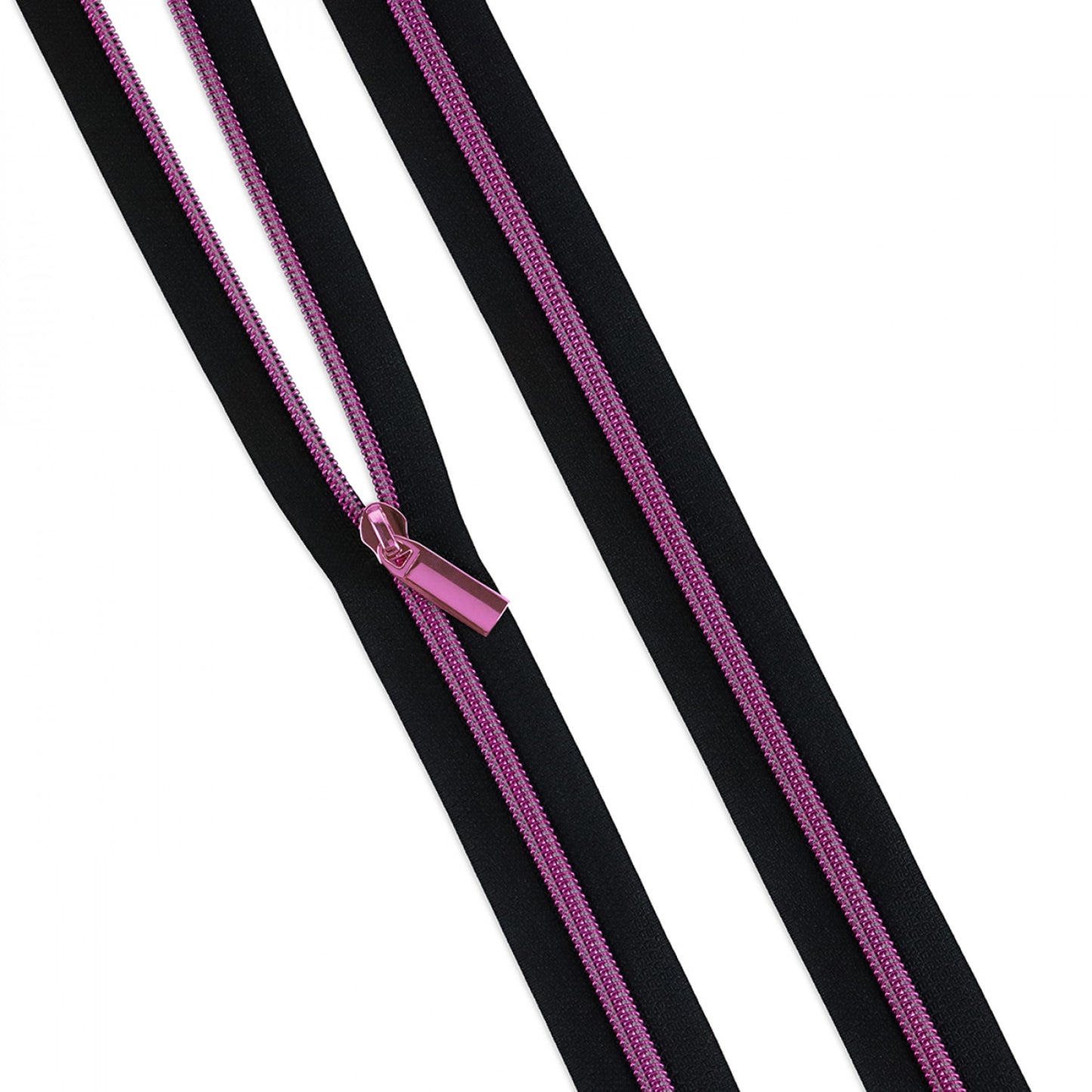 Sallie Tomato x Tula Pink #5 Nylon Coil Zipper in Black
