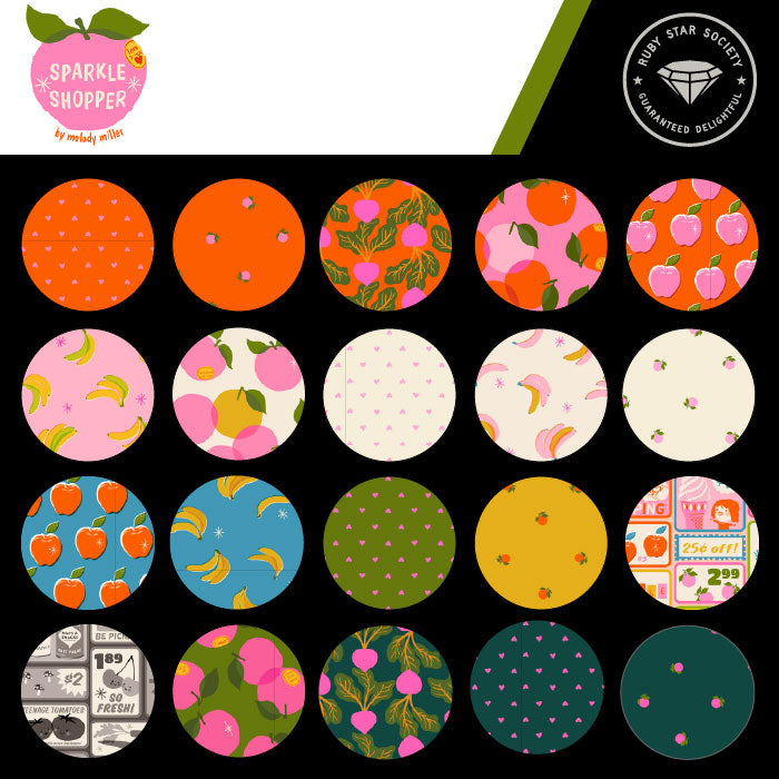 PREORDER Ruby Star Society Sparkle Shopper Half Yard Bundle