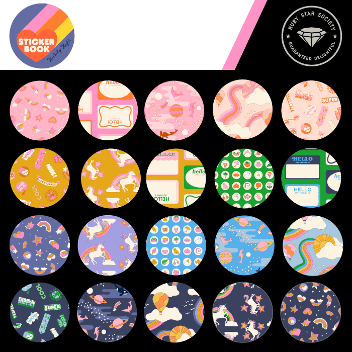 PREORDER Ruby Star Society Sticker Book Half Yard Bundle
