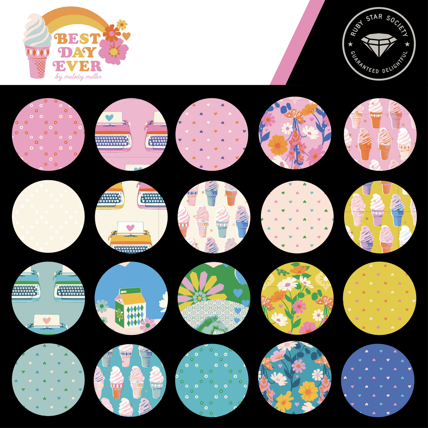 PREORDER Ruby Star Society Best Day Ever Shop Cut Half Yard Bundle