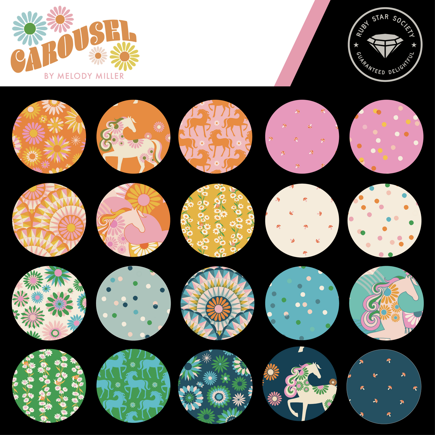 Ruby Star Society Carousel Fat Quarter Bundle