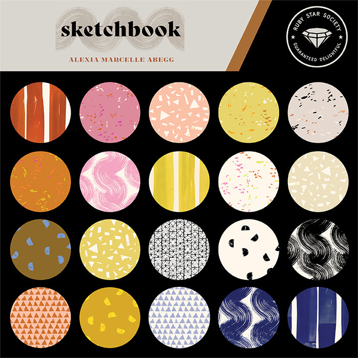 Sketchbook Charm Pack Ruby Star Society